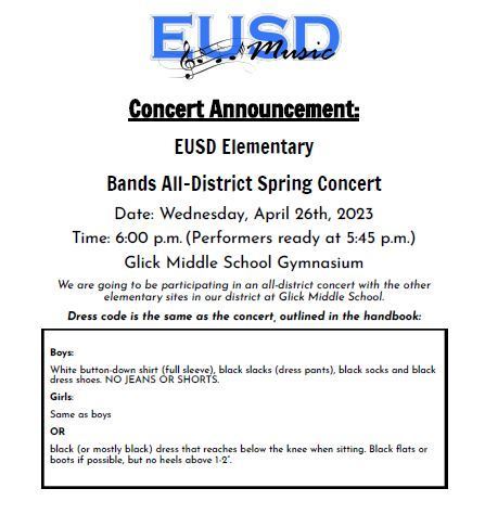 Spring Concert! 